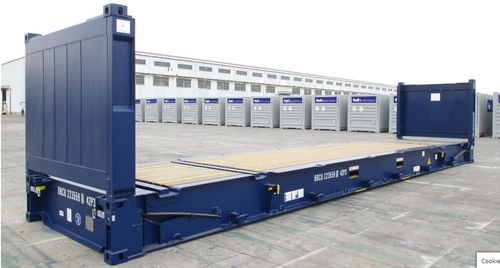 CONTENEDOR 40 PIES DE PLATAFORMA PLANA